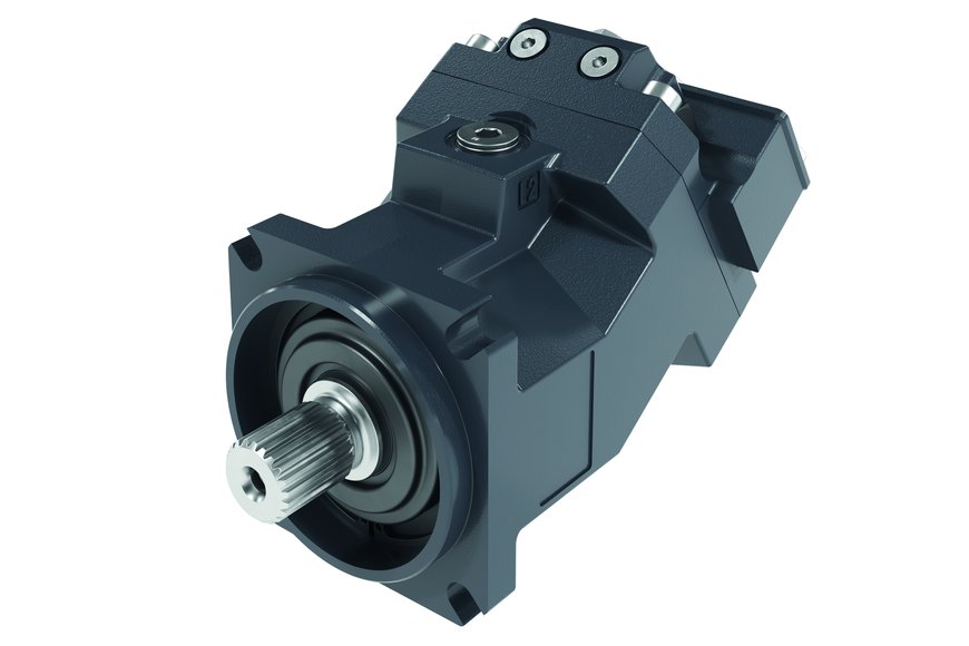 Le nouveau moteur hydraulique à axe incliné à cylindrée fixe H1F de Danfoss assure des performances globales jusqu’à 95 %
